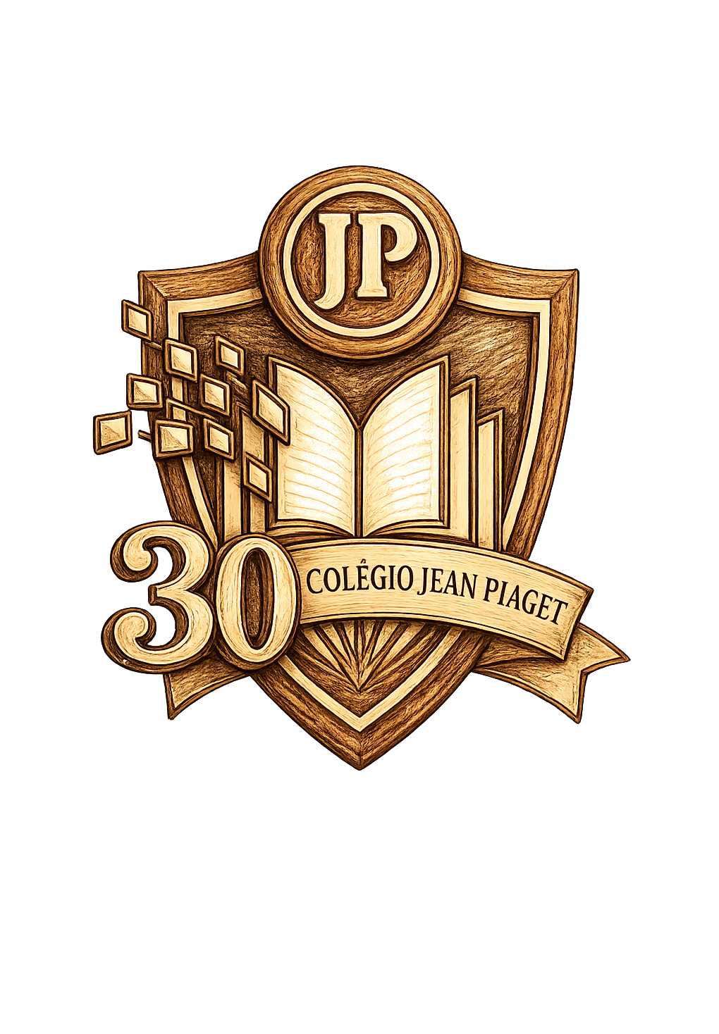 Logo 30 anos Colégio Jean Piaget